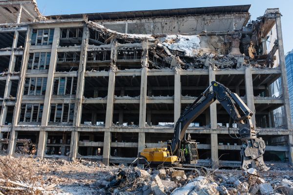 Commercial Building Demolition in Elgin