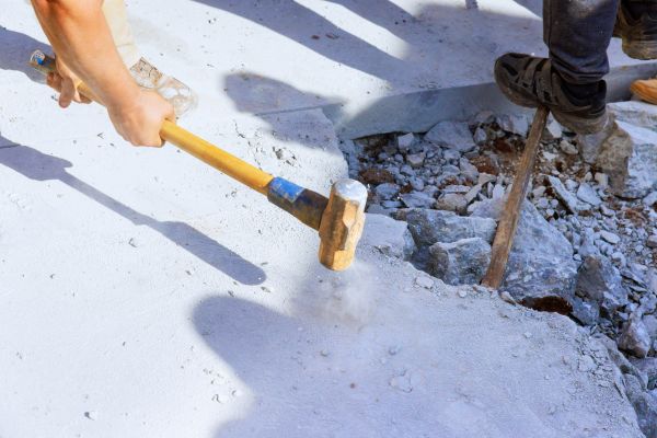 Concrete Pavement Demolition in Elgin