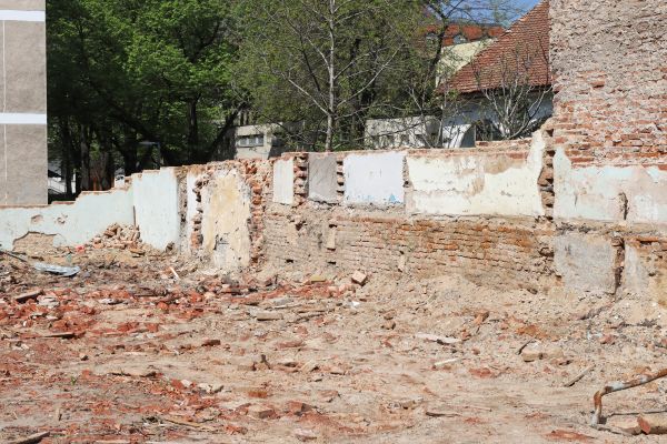 Brick Wall Demolition in Elgin