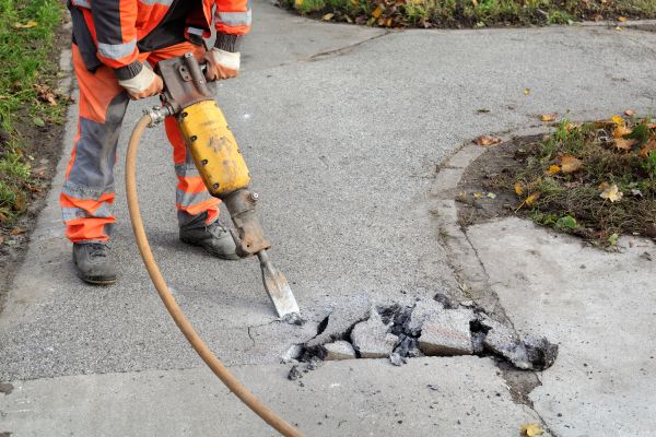 Concrete Sidewalk Removal in Elgin