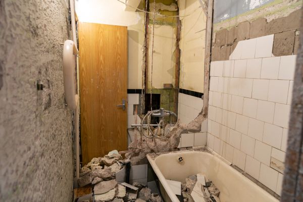 Shower Tile Demolition in Elgin