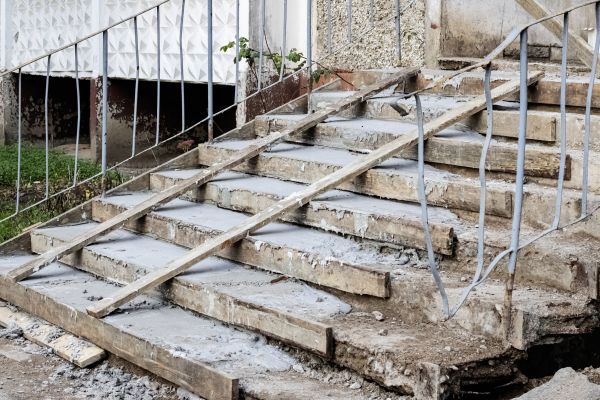 Staircase Demolition in Elgin